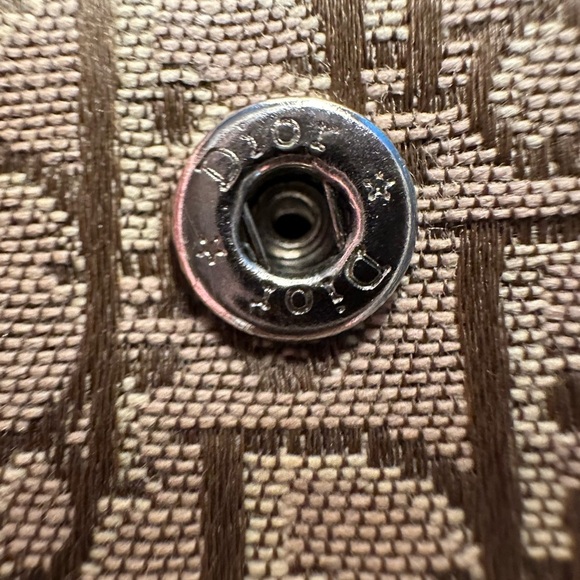 Vintage Christian Dior Brown Trotter Raster Saddle Bi-Fold Wallet - Picture 7 of 10